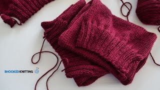 How to Knit a Cardigan Part one [upl. by Mikihisa59]