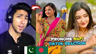 Pakistani Reaction on Bangladeshi Tiktoker  Pronome Nafi New TikTok Videos  Maadi Reacts [upl. by Zsamot]