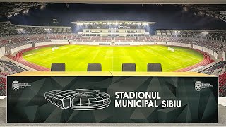 Noul Stadion din Sibiu [upl. by Kcirevam]