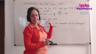 Enseñanza explicita del reemplazo del quotdequot por el quotporquot  Educere Argentina  Enseñar Matemática [upl. by Severin]