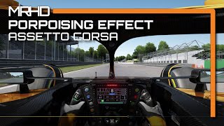 Porpoising in Assetto Corsa [upl. by Gipson968]