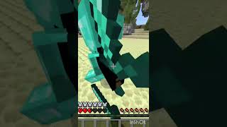 Minecraft PvP bedrock edition in java edition shorts youtubeshorts freefire gaming [upl. by Olaf]