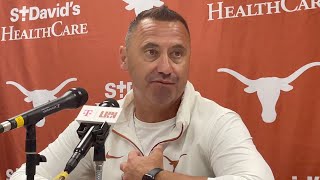 Steve Sarkisian postgame  Texas 20 Arkansas 10 [upl. by Harol]