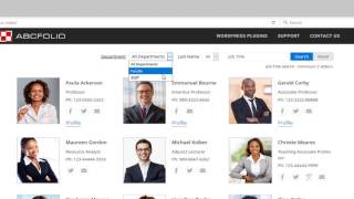 WordPress Plugin  Staff Directory  Search  Multi Filters [upl. by Blakeley878]