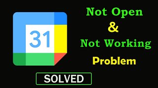 Fix Google Calendar App Not Working Problem  Google Calendar Not Opening Problem in Android [upl. by Eninahpets]