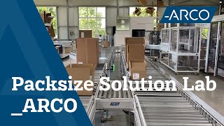 Packsize Solution Lab  Internal Logistics amp Supply Chain Machines  ARCO Solutions [upl. by Adnoryt]