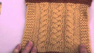 Knitting HowTo Wet Blocking Your Gauge Swatch [upl. by Layton816]