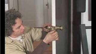 Door Knob Installation Tips  Test Fitting Door Knob Strike Plate [upl. by Netta402]