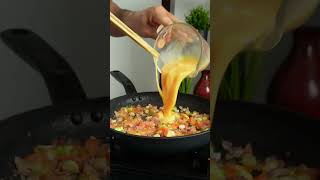 omelette cooking chef food youtubeshorts [upl. by Adaminah]