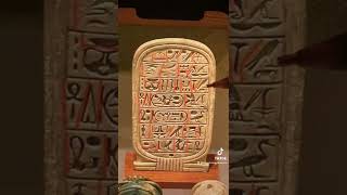 Cartouche Block with Titles of Pharaoh Amenhotep III  Ancient Egyptian [upl. by Nirrep]