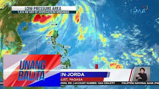 Low pressure area sa Mindanao minomonitor ng PAGASA  Weather update today as  Unang Balita [upl. by Lenee28]