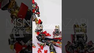 RG 사자비 건담마커 도색  2 RG SAZABI gundam marker painting gundam bandai gunpla painting [upl. by Merwin]