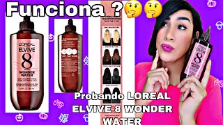 Probando LOREAL ELVIVE 8 WONDER WATER 🤔 [upl. by Yahsan]