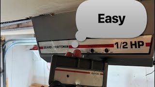 Program a Craftsman Garage Door Opener Older DIPswitch universal [upl. by Sirk]