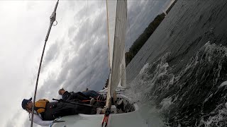 Sailing a Soling  Gusty Winds [upl. by Naam687]