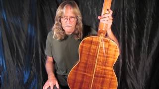 Oberg Guitars Curly KoaBearclaw Spruce Waltz for AC [upl. by Norval]