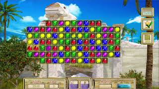 Ancient Jewels The Temple of Athena match3 game in which you rebuild Athenas temples [upl. by Etnoek823]