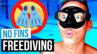 5 NO FINS Freediving Techniques for Beginners  How to DNF⭐️⭐️ [upl. by Elwin]