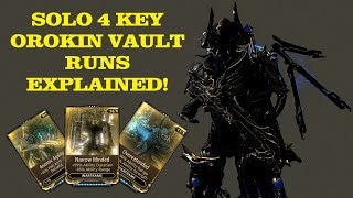 Warframe  Solo 4 Dragon Key Orokin Vault Runs Explained [upl. by Maloney]