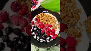 Refreshing Yogurt Fruit Bowl Recipe 🍓🥭  Healthy amp Delicious [upl. by Idnak549]