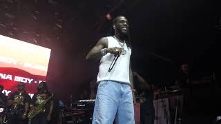 Burna Boy  Higher Live at YouTube Music Nights at KOKO Camden London [upl. by Assiralc]