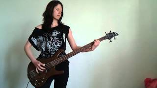 Metallica  Whiskey in the Jar Bass Cover by Chrissy [upl. by Idnal455]