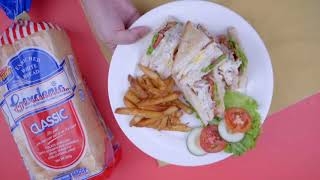 Gardenia Classic Clubhouse Sandwich Recipe [upl. by Amleht]