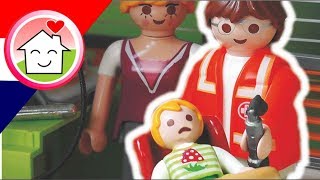 Playmobil filmpje Nederlands Paul is Gewond  Familie Huizer [upl. by Arriek]