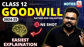 GOODWILL class 12 ONE SHOT  Accounts by Gaurav jain [upl. by Eidob]