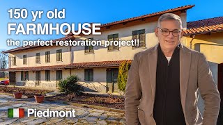 Piedmont Farmhouse for restoration in beautiful location [upl. by Aramanta]