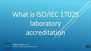 Basic Understanding of ISO IEC 17025 2017 Laboratory Accreditation PREVIEW [upl. by Ymmat]