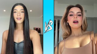 Charli Damelio Vs Addison Rae TikTok Dance Compilation [upl. by Oniluap]