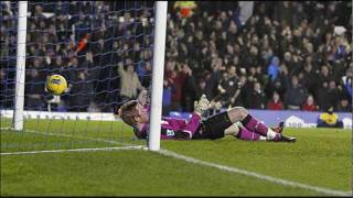 Tim Howards 100 yard goal v Bolton Wanderers Barclays Premier League [upl. by Enneiviv654]