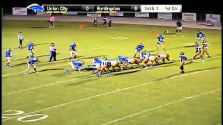 Union Citys RB 11 Alex Reid goes 20 yards into the end zone for 6 [upl. by Aniras628]