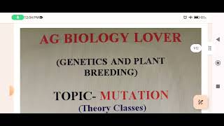 mutation lecture by Sajid sir [upl. by Priebe]