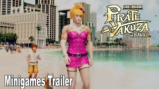 Like a Dragon Pirate Yakuza in Hawaii Minigames Trailer [upl. by Dewees962]