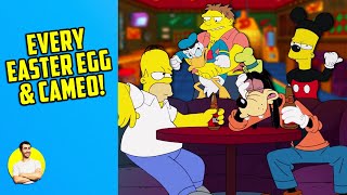 Simpsons  Disney Plusaversary Crossover  Every Easter Egg Cameos References amp Things Missed [upl. by Teyugn188]