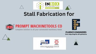 Fluidics amp Prompt Machine Tools Stall Fabrication at Intec2024 [upl. by Aremahs]