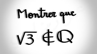 Mathématiques  1bac EX et SM éléments de logique √3 est irrationnel [upl. by Henderson]