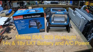 Makita DML809 240V Cordless Liion LXT Worklight [upl. by Tindall5]