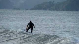 Fanatic SUP 106quot Wild Winds Richard Lai Eastbourne New Zealand 2009 Part 3 [upl. by Janella]