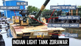 Indian Light Tank Zorawar Unveiled  हिंदी में [upl. by Johnath]