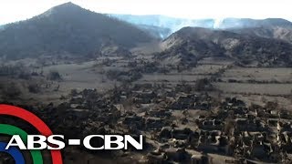 EXCLUSIVE DRONE VIDEO Taal Volcano island  ABSCBN News [upl. by Eirameinna]