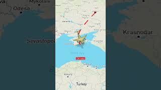 Distance between Voronezh to Aleppo Syria moscowregion aviation ukrainerussiaborder army okhot [upl. by Enovi]