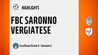 HIGHLIGHTS Eccellenza Girone A 2425  Day 3  FBC Saronno  Vergiatese [upl. by Alan]