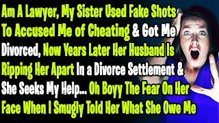 Am A Lawyer My Sister Used Fake Photos To Accused Me of Cheating amp Got Me Divorced Ruined My Life [upl. by Ivad634]