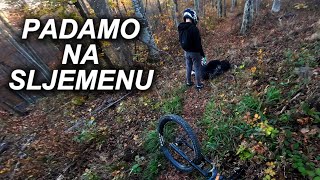 PADAMO KAO KRUŠKE NA SLJEMENU  2dio WKaleMtb [upl. by Aerdnac]