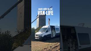 Pack with us for van life vanconversion vanlife vanbuild diycamper tinyhomeonwheels camper [upl. by Norse]