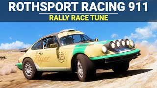 Forza Horizon 5 Tuning  1989 Rothsport Racing Porsche 911 FH5 Rally Race Build Tune amp Gameplay [upl. by Gasser]