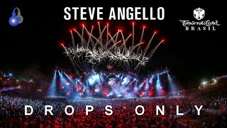 Drops Only Steve Angello  Tomorrowland Brasil 2016 [upl. by Notelrac]